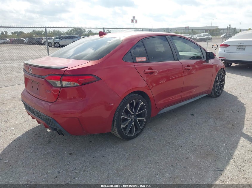 Vin: jtdt4rce3lj002191, lot: 46849608, toyota corolla xse 20204