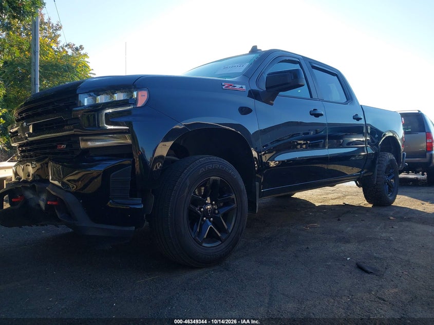Vin: 1gcpyfed1nz135903, lot: 46849610, chevrolet silverado 1500 ltd 4wd  short bed lt trail boss 20222