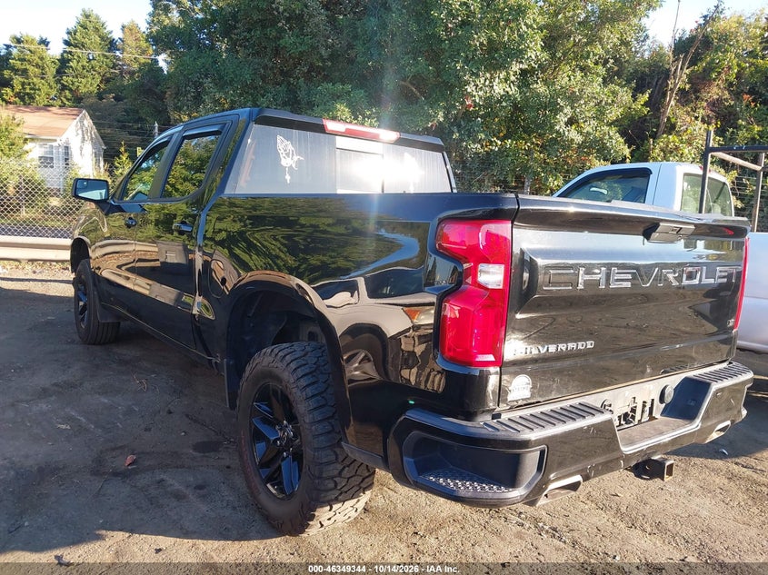 Vin: 1gcpyfed1nz135903, lot: 46849610, chevrolet silverado 1500 ltd 4wd  short bed lt trail boss 20223