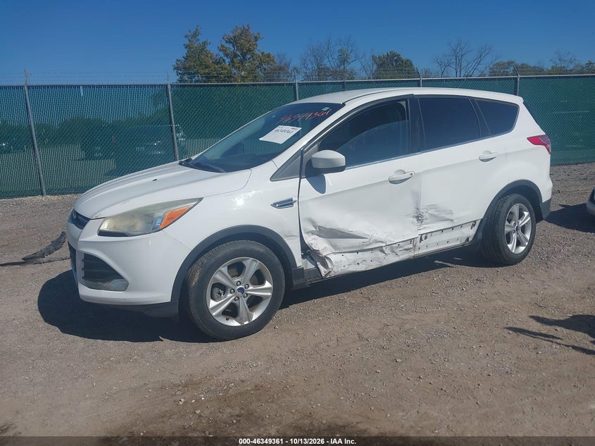 Vin: 1fmcu9gx3eud58830, lot: 46849627, ford escape se 20142