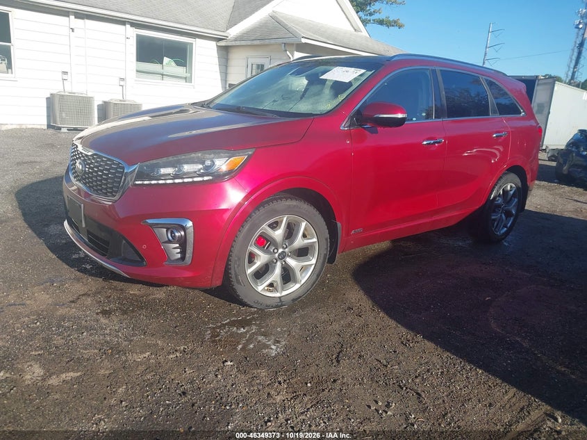 Vin: 5xypkda50kg462565, lot: 46849639, kia sorento 3.3l sx 20192