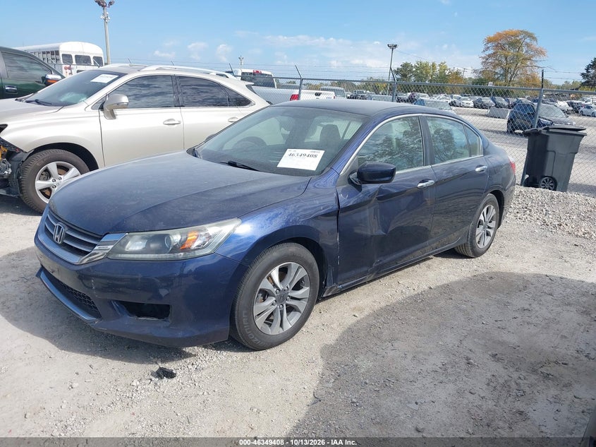 Vin: 1hgcr2f33da095025, lot: 46849674, honda accord lx 20132