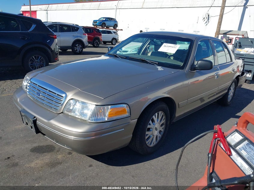 2003 Ford Crown Victoria Lx, Left Rear, IAAI, VIN 2FAFP74W83X224626 — photo 2
