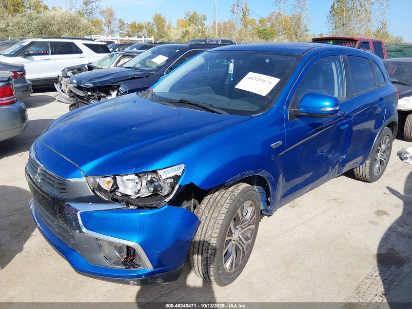 2017 Mitsubishi Outlander Sport 2.0 Le, Front End, IAAI, VIN JA4AP3AUXHZ000480 — photo 2