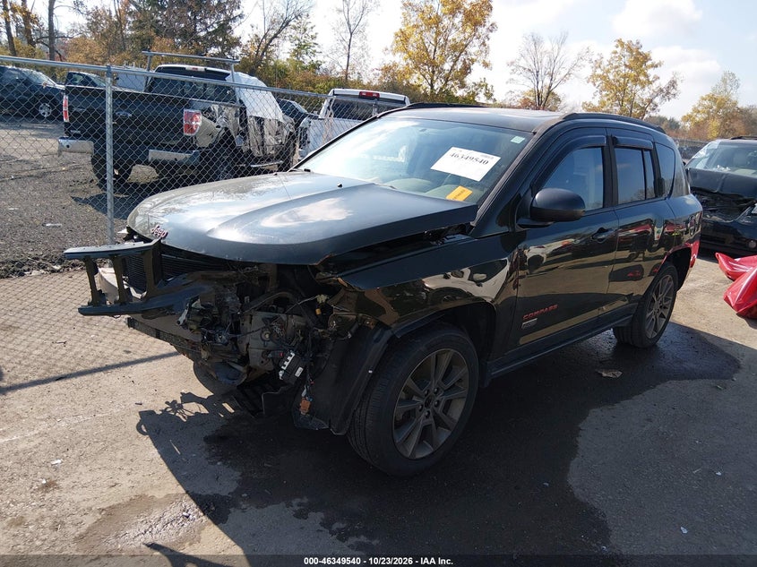 Vin: 1c4njdbb3hd101613, lot: 46849806, jeep compass 75th anniversary edition 4x4 20172