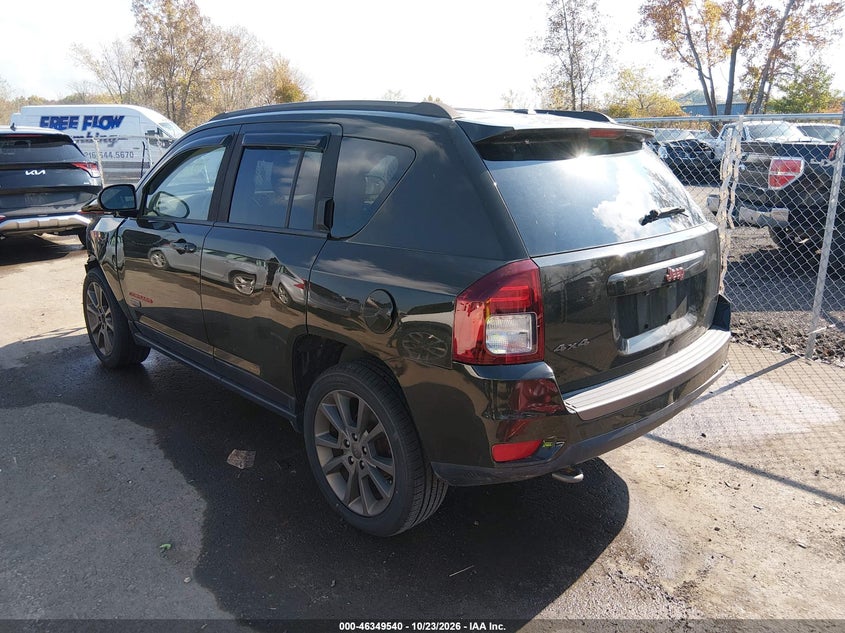Vin: 1c4njdbb3hd101613, lot: 46849806, jeep compass 75th anniversary edition 4x4 20173