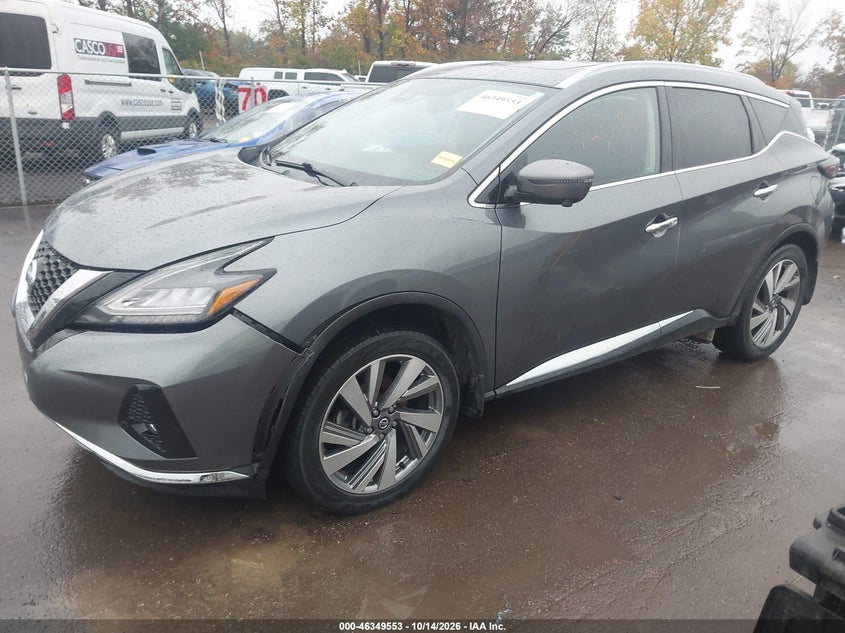 2020 Nissan Murano Sl Intelligent Awd, Front End, IAAI, VIN 5N1AZ2CS1LN134196 — photo 2
