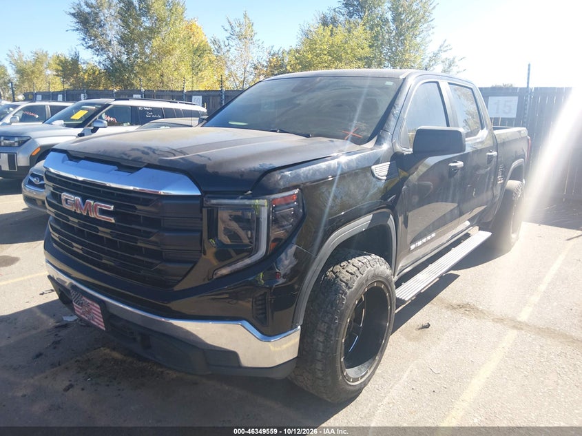 Vin: 1gtpuaek7nz589487, lot: 46849825, gmc sierra 1500 4wd  short box pro 20222