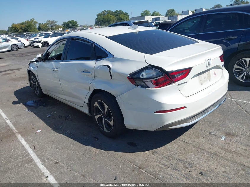 Vin: 19xze4f94ke003550, lot: 46849851, honda insight touring 20193