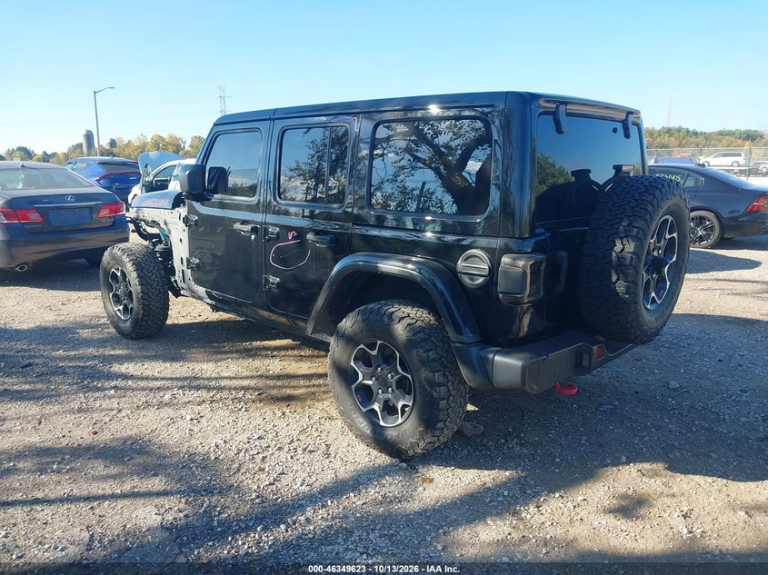 Vin: 1c4hjxfg7pw566211, lot: 46849890, jeep wrangler 4-door rubicon 4x4 20233