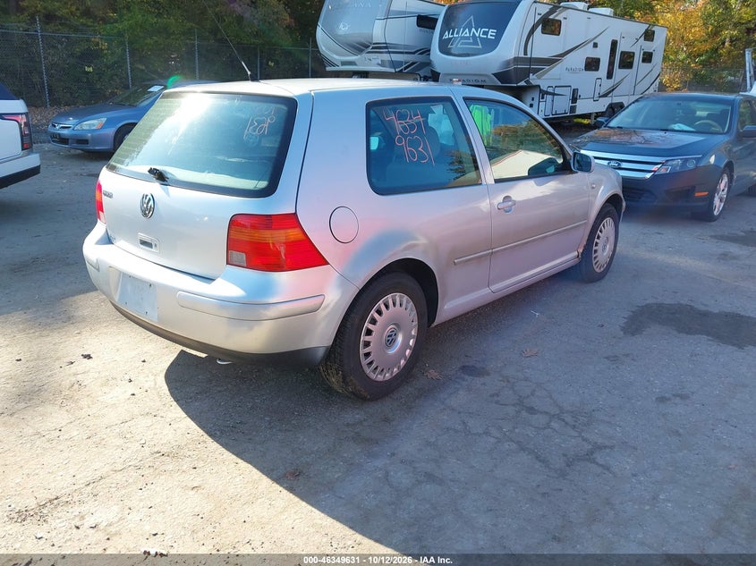 VOLKSWAGEN GOLF 2001 VIN 9BWBT21J014032711