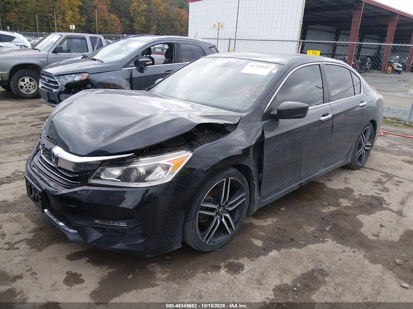 2017 Honda Accord Sport Se, Front End, IAAI, VIN 1HGCR2F19HA061112 — photo 2