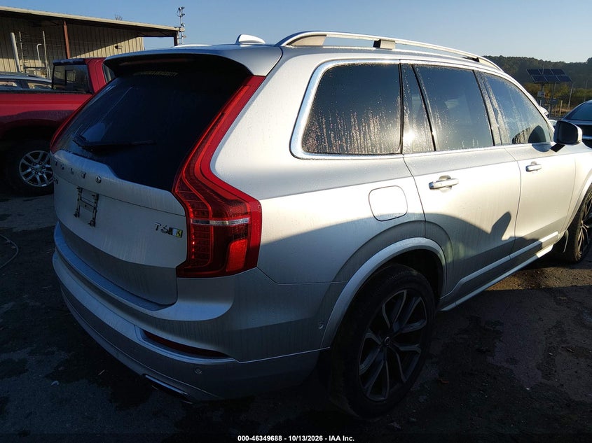 Vin: yv4a22pk7g1070713, lot: 46849954, volvo xc90 t6 momentum 20164