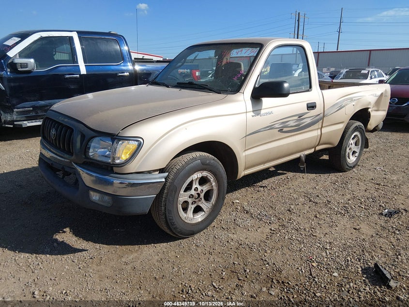2001 Toyota Tacoma, Удар сзади, IAAI, VIN 5TENL42N31Z744321 — фото 2