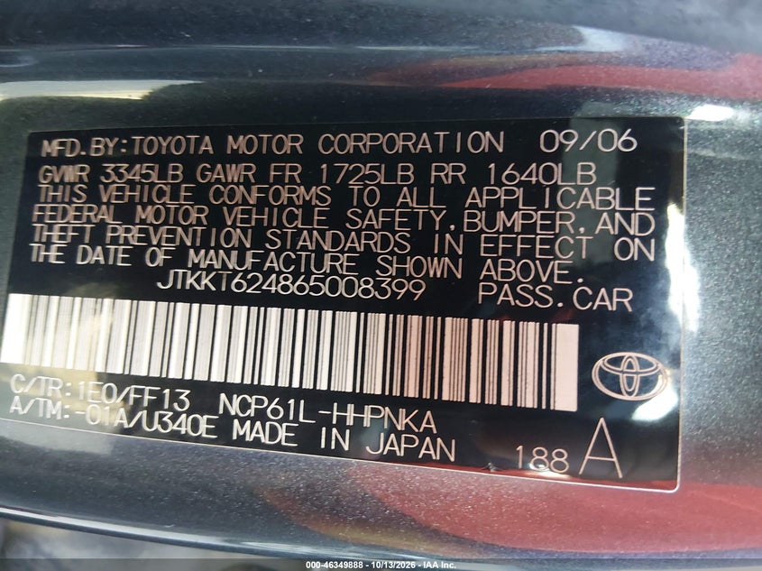 2006 SCION XA · Фото 9
