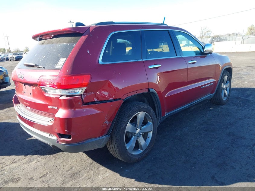 Vin: 1c4rjfbg4ec112274, lot: 46850178, jeep grand cherokee limited 20144