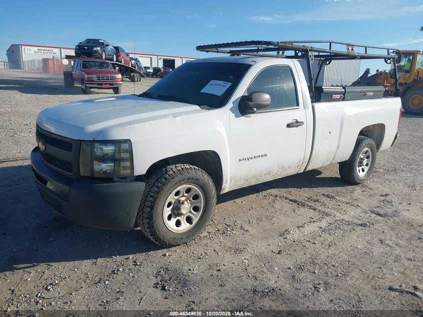 Vin: 1gcpcpea9az100935, lot: 46850196, chevrolet silverado 1500 work truck 20102