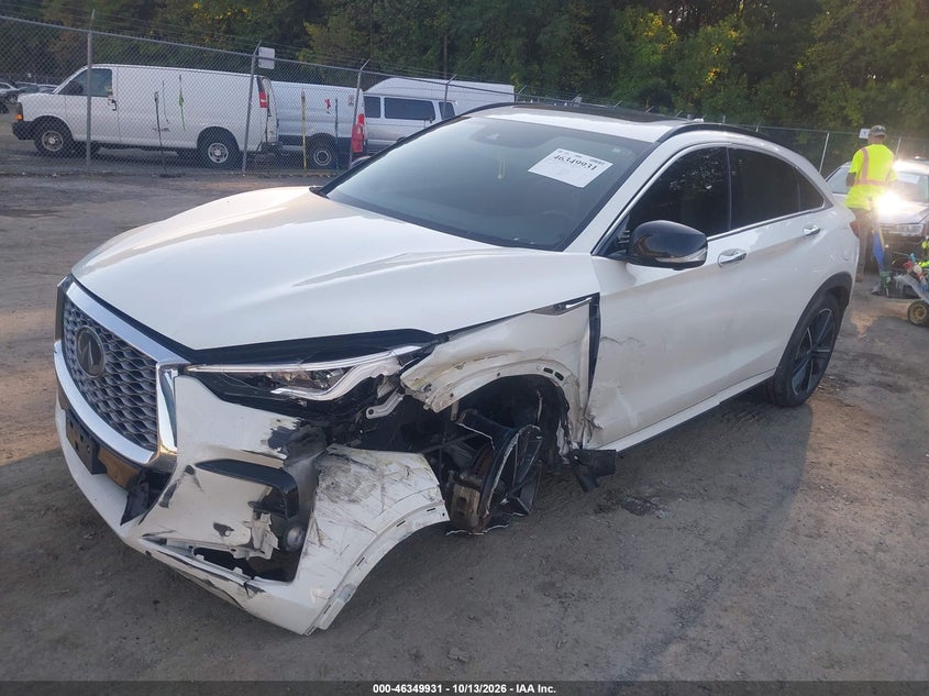 Vin: 3pcaj5l38nf104491, lot: 46850197, infiniti qx55 sensory awd 20222