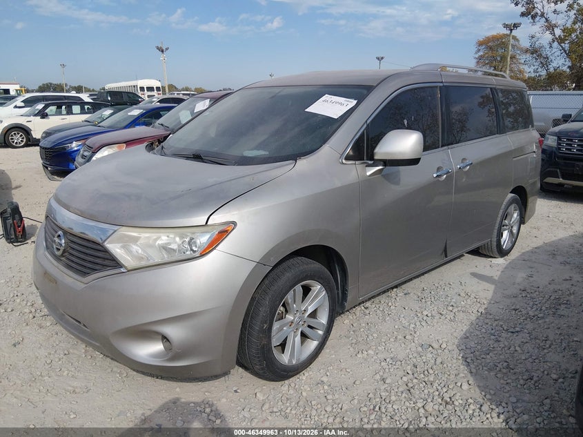 2012 Nissan Quest S, Обычный износ, IAAI, VIN JN8AE2KP1C9032648 — фото 2