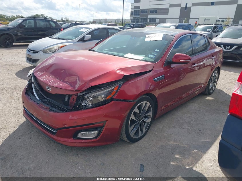 2015 Kia Optima Sx Turbo, Обычный износ, IAAI, VIN 5XXGR4A62FG495856 — фото 2