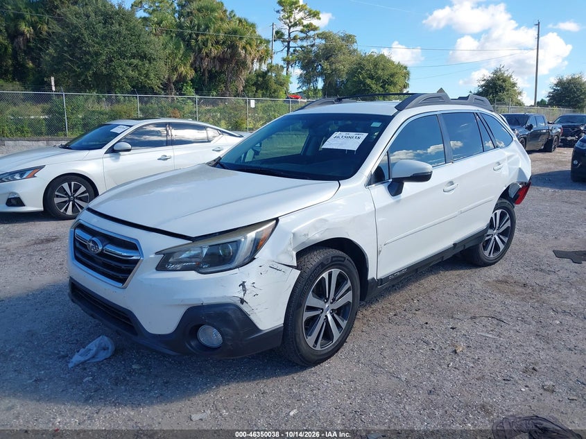 2019 Subaru Outback 2.5I Limited, All Over, IAAI, VIN 4S4BSAJC3K3304745 — photo 2