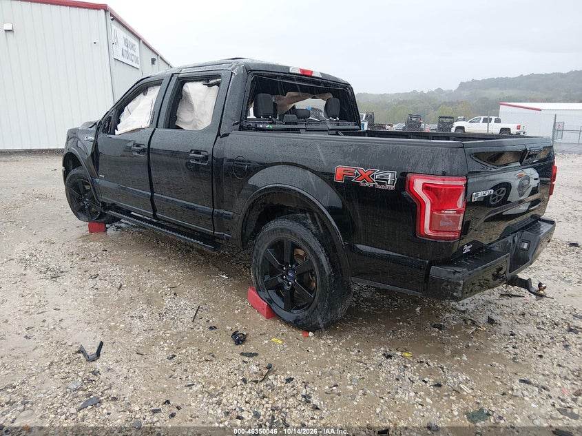 Vin: 1ftew1eg1gkd04789, lot: 46850312, ford f-150 xlt 20163