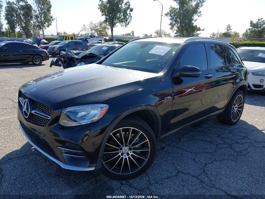 2017 Mercedes-Benz Amg Glc 43 4Matic, Удар сзади, IAAI, VIN WDC0G6EBXHF143372 — фото 2
