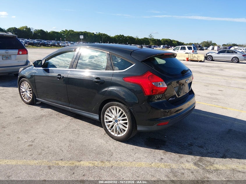Vin: 1fadp3n21dl198140, lot: 46850418, ford focus titanium 20133
