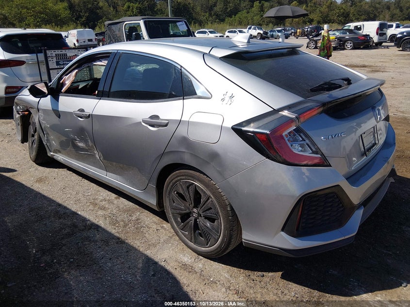 Vin: shhfk7h53ju236267, lot: 46850419, honda civic ex 20183
