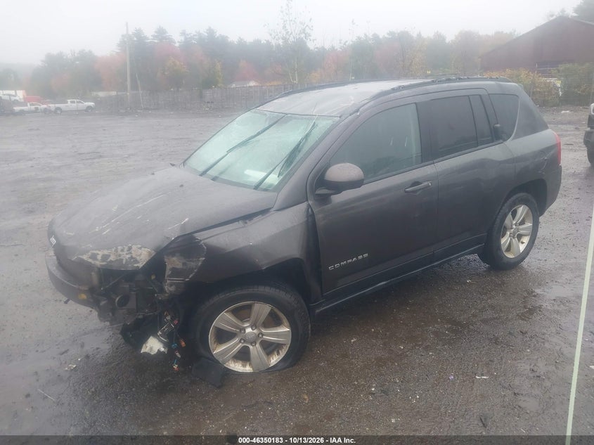 2016 Jeep Compass Latitude, Удар спереди, IAAI, VIN 1C4NJDEBXGD586939 — фото 2