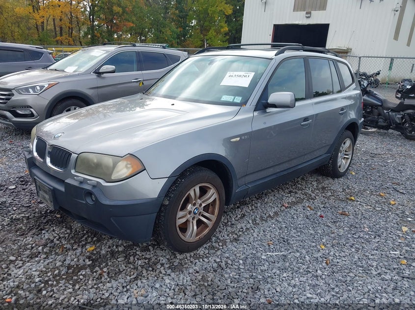 2005 BMW X3 3.0I, Normal Wear & Tear, IAAI, VIN WBXPA93445WD09334 — photo 2