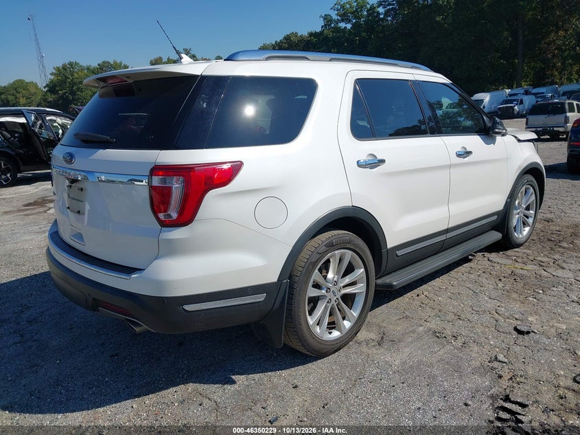 Vin: 1fm5k7f88jgc22313, lot: 46850495, ford explorer limited 20184