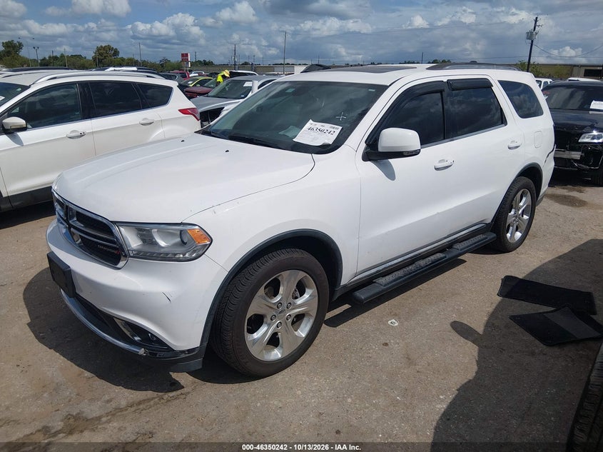 2015 Dodge Durango Limited, Удар сзади, IAAI, VIN 1C4RDJDG9FC850905 — фото 2