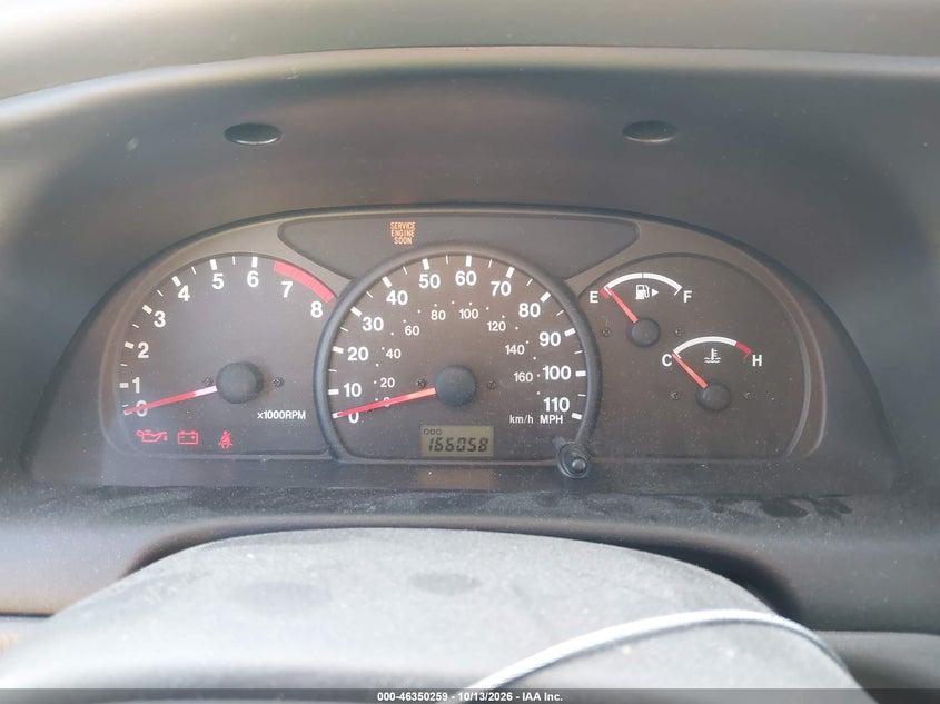 CHEVROLET TRACKER 2003 VIN 2CNBE13C836926479