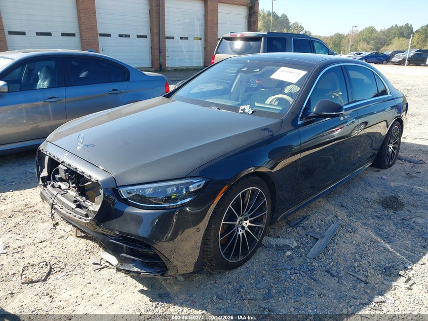 Vin: w1k6g6db3na103196, lot: 46850537, mercedes-benz s 500 4matic 20222