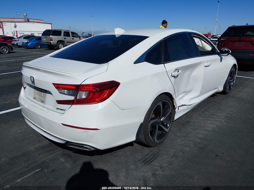 Vin: 1hgcv1f36ka114086, lot: 46850672, honda accord sport 20194
