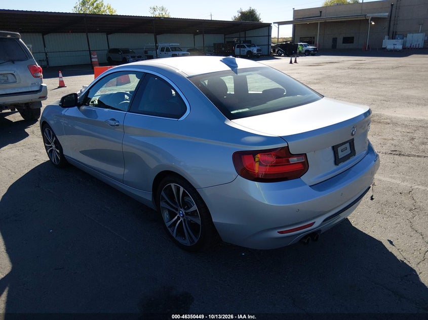 Vin: wba1f9c52fv544068, lot: 46850715, bmw 228i 20153