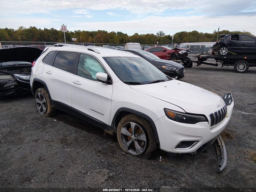 Vin: 1c4pjmdx1kd250725, lot: 46850737, jeep cherokee limited 4x4 2019 img_1