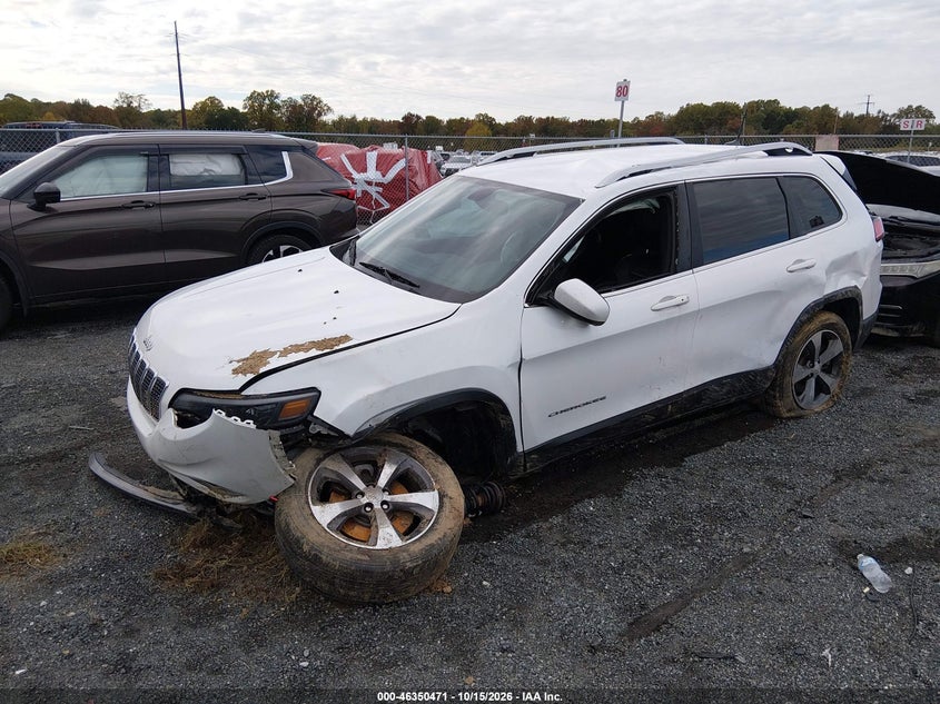 Vin: 1c4pjmdx1kd250725, lot: 46850737, jeep cherokee limited 4x4 20192
