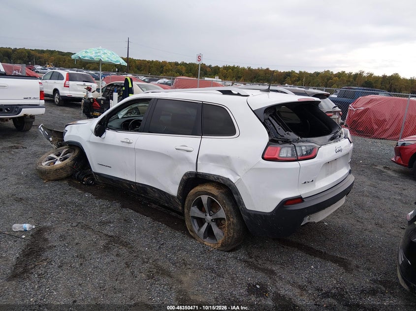 Vin: 1c4pjmdx1kd250725, lot: 46850737, jeep cherokee limited 4x4 20193