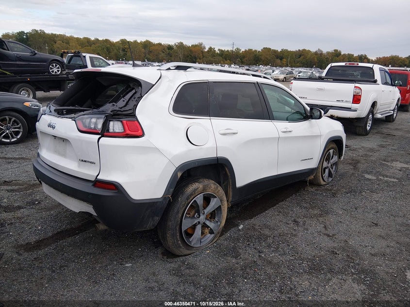 Vin: 1c4pjmdx1kd250725, lot: 46850737, jeep cherokee limited 4x4 20194