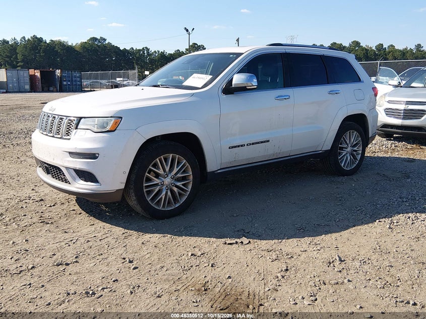 2017 Jeep Grand Cherokee Summit 4X4, Left Rear, IAAI, VIN 1C4RJFJT3HC815559 — photo 2