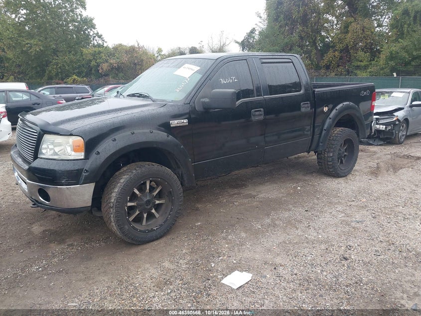 2006 Ford F-150 Fx4/Lariat/Xlt, Обычный износ, IAAI, VIN 1FTPW14556KB60672 — фото 2