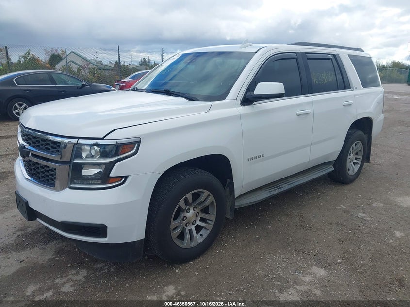 Vin: 1gnskbkc6fr537540, lot: 46850833, chevrolet tahoe lt 20152