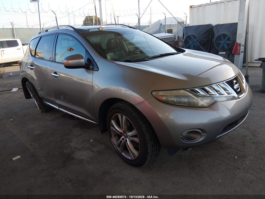 Vin: jn8az1mw5aw119387, lot: 46850835, nissan murano le 20101