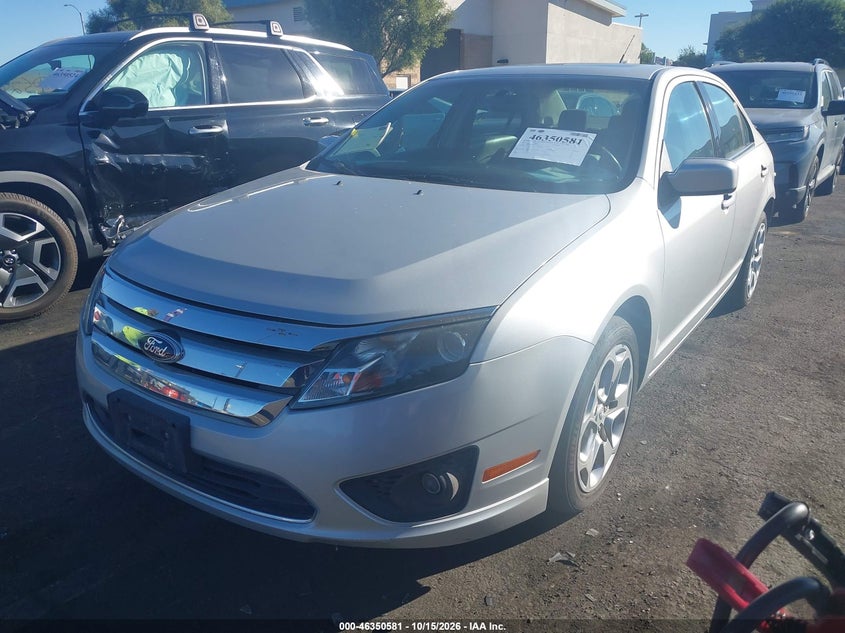 Vin: 3fahp0hg8ar411251, lot: 46850847, ford fusion se 20102