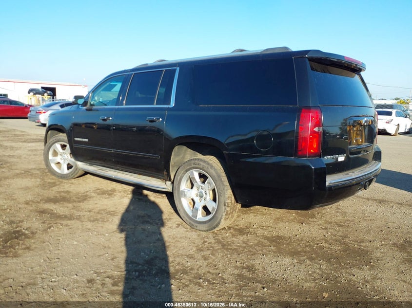 Vin: 1gnskkkc3fr553713, lot: 46850879, chevrolet suburban 1500 ltz 20153