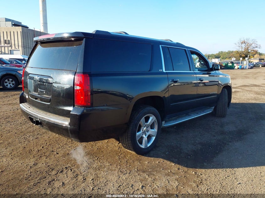 Vin: 1gnskkkc3fr553713, lot: 46850879, chevrolet suburban 1500 ltz 20154