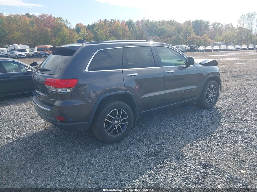 Vin: 1c4rjfbgxjc337616, lot: 46850906, jeep grand cherokee limited 4x4 20184