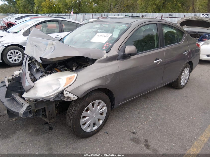 Vin: 3n1cn7ap0cl822262, lot: 46850926, nissan versa 1.6 sv 20122